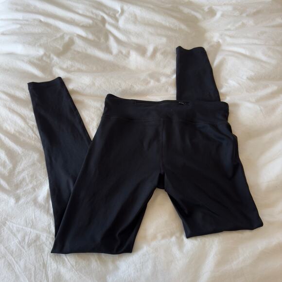 Nike Nsw Essential Mid-Rise Swoosh Leggings Black Size S - Picture 4 of 5